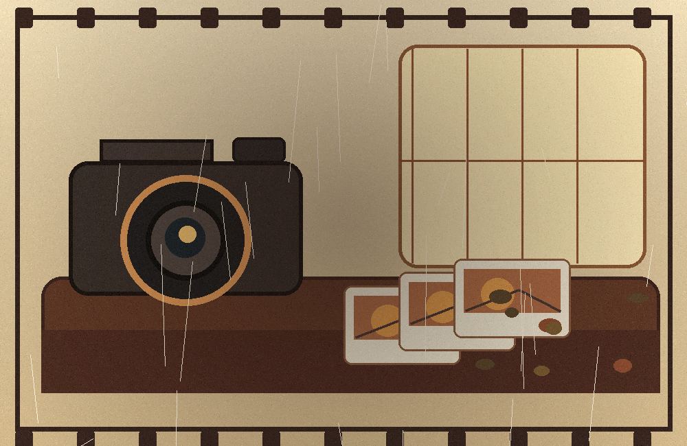 91网复古摄影作品墙图片4